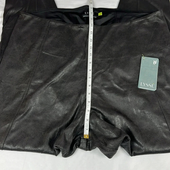 LYSSE New‎ Women’s 3X Pull-on Black Buffed Suede Seamed Legging - Picture 11 of 12